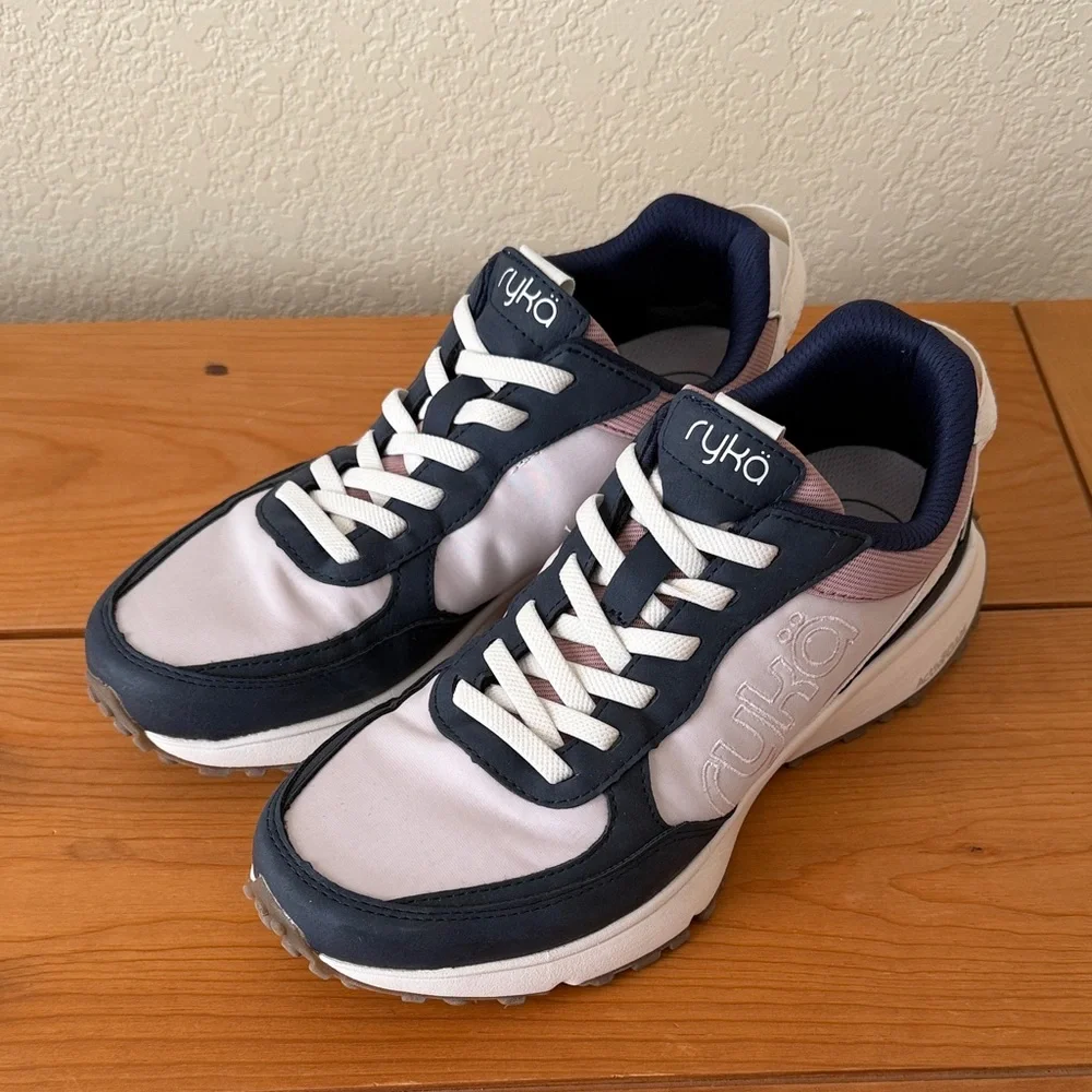Ryka Athletic Shoes in Light Pink and Dark Blue - Picture 1 of 8